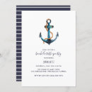 Search for boat engagement party invitations Navy blue