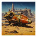 Search for retro futurism posters Spaceship