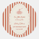 Search for italian birthday party stickers Our little meatball