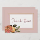 Search for peach thank you cards Script