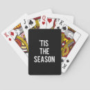 Search for festive design playing cards Tis the season