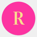 Search for hot pink monogram stickers Cute