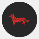 Search for dachshund heart stickers Silhouette