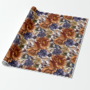 Search for navy blue and orange wrapping paper Elegant