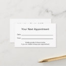 Search for medical appointment cards Simple