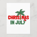 Search for christmas in july postcards Santa claus