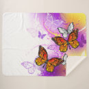 Search for monarch butterfly blankets Purple