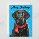 Search for black lab christmas cards Labrador retriever