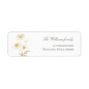 Search for with daisies return address labels Elegant