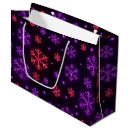 Search for purple christmas gift bags Snowflakes