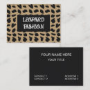 Search for leopard pattern business cards Modern