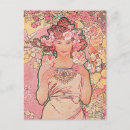 Search for alphonse mucha girl postcards Flowers