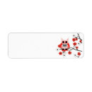 Search for red cherry blossom return address labels Tree
