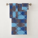 Search for blue and gray bath towels Geometric