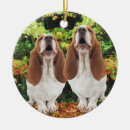 Search for basset hound christmas tree decorations Puppy