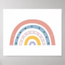 Search for rainbow nursery posters Pastel