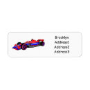 Search for race car return address labels Racing
