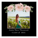 Search for floral graduation posters Blush pink
