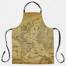 Search for vintage world map aprons Background