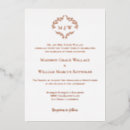 Search for rose gold foil wedding invitations Minimal