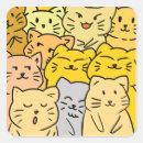 Search for illustration cat stickers Cute animal