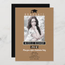 Search for brown and gold graduation invitations College