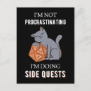 Search for procrastination postcards Procrastinating