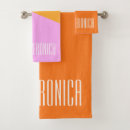 Search for orange bath towels Trendy