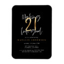 Search for 21st birthday rectangular magnets Elegant