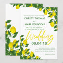 Search for lemon yellow wedding invitations Modern