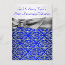 Search for royal blue damask invitations Navy