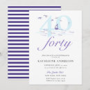 Search for nautical 40th birthday Navy blue