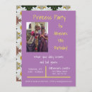 Search for princess crown invitations Purple