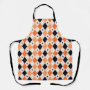 Search for black and white diamond pattern aprons Halloween