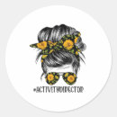 Search for messy stickers Woman