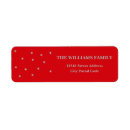 Search for silver star return address labels Merry christmas
