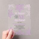Search for snowflake square invitations Winter onederland