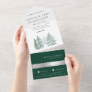 Search for timber invitations Green and white