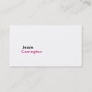 Search for four sided business cards For her