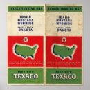 Search for road maps posters Red