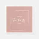 Search for afternoon tea napkins Blush pink