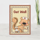 Search for squirrel get well cards Sick