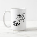 Search for raccoon coffee mugs Work