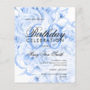 Search for elegant blue 60th birthday invitations Sixty