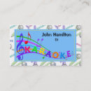 Search for karaoke business cards Song