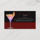 Search for bartending business cards Drink