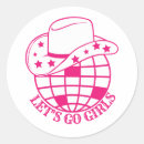 Search for pink cowgirl stickers Lets go girls