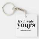 Search for positive affirmations key rings Law of attraction