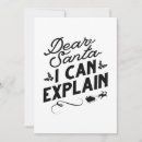 Search for dear santa cards Funny