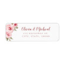 Search for floral address labels return address labels Blush